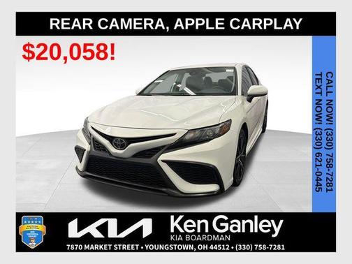 Super White 2021 Toyota Camry SE
