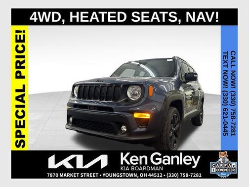 Slate Blue Pearlcoat 2022 Jeep Renegade Altitude