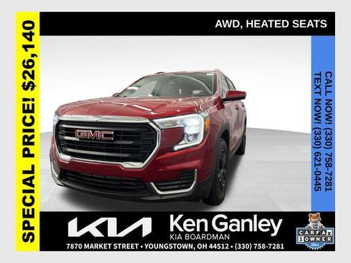 Volcanic Red 2023 GMC Terrain SLE