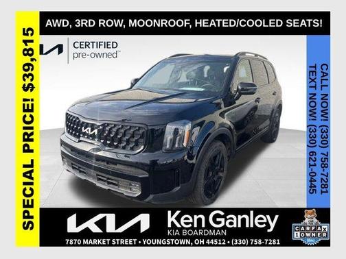 Ebony Black 2024 Kia Telluride SX-Prestige X-Line