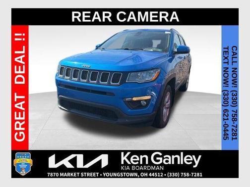 Laser Blue 2019 Jeep Compass Latitude