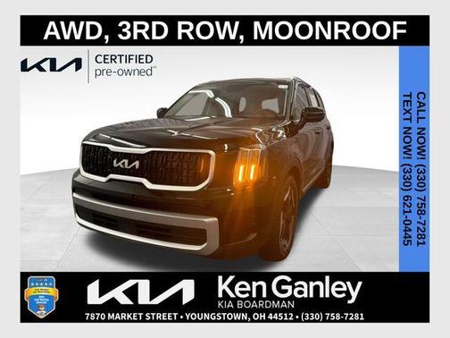 Ebony Black 2024 Kia Telluride EX