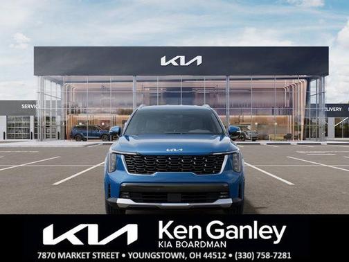 Mineral Blue 2026 Kia Sorento Hybrid EX
