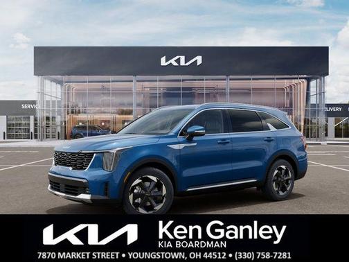 Mineral Blue 2026 Kia Sorento Hybrid EX