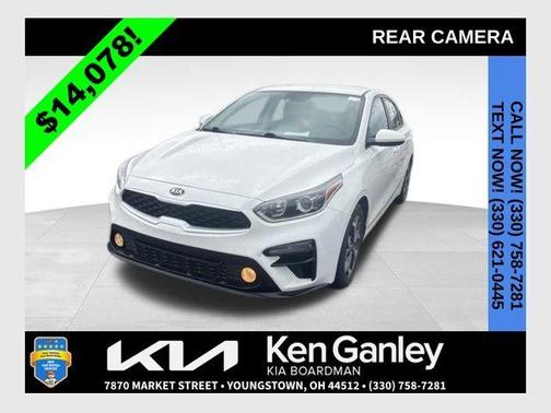 Clear White 2019 Kia Forte LXS
