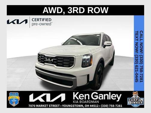 Glacial White Pearl 2023 Kia Telluride S