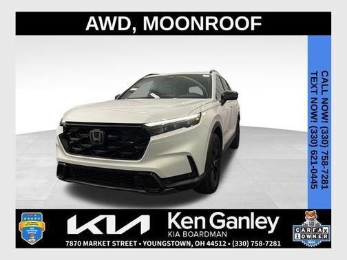 White 2024 Honda CR-V Hybrid Sport-L