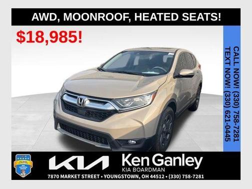 Beige / Tan 2018 Honda CR-V EX-L