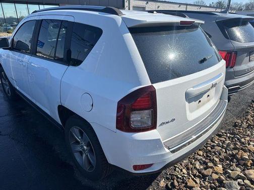 Bright White Clearcoat 2017 Jeep Compass High Altitude