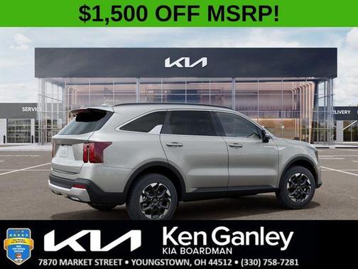 Ivory Silver 2026 Kia Sorento S
