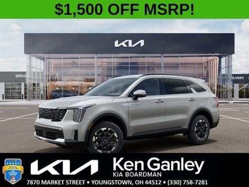 Ivory Silver 2026 Kia Sorento S