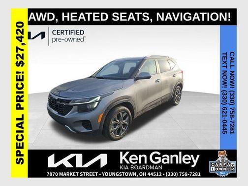 Steel Gray 2024 Kia Seltos S