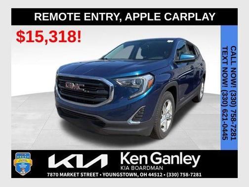 Blue Emerald Metallic 2020 GMC Terrain SLE