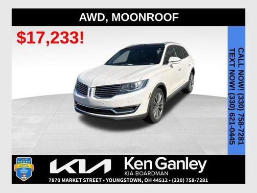 White Platinum Tri-Coat Metallic 2017 Lincoln MKX Reserve
