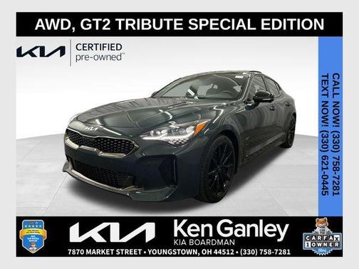 Ascot Green 2023 Kia Stinger GT2