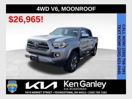 Silver Sky Metallic 2016 Toyota Tacoma Limited