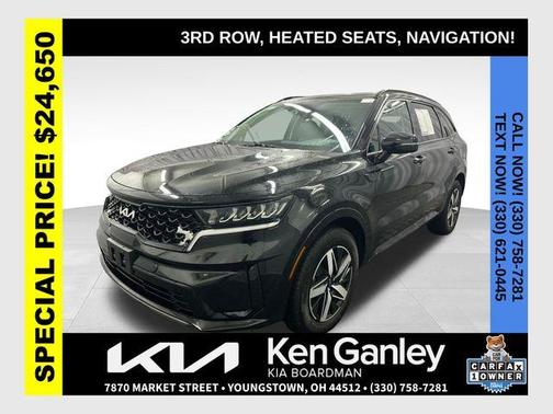 Ebony Black 2022 Kia Sorento S