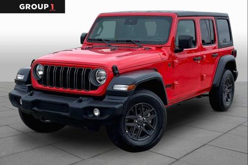 Firecracker Red Clearcoat 2025 Jeep Wrangler Sport S