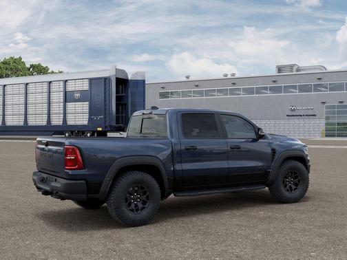 Forged Blue Metallic 2026 RAM 1500 RHO Crew Cab 4x4 5'7' Box