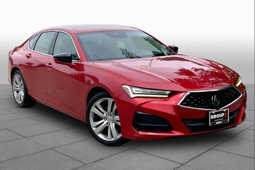 Performance Red Pearl 2021 Acura TLX Technology