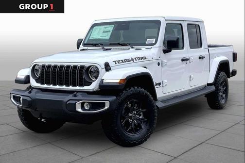 Bright White Clearcoat 2026 Jeep Gladiator Texas Trail 4x4