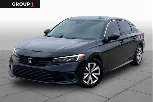 Crystal Black Pearl 2022 Honda Civic LX