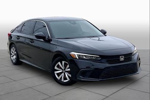 Crystal Black Pearl 2022 Honda Civic LX