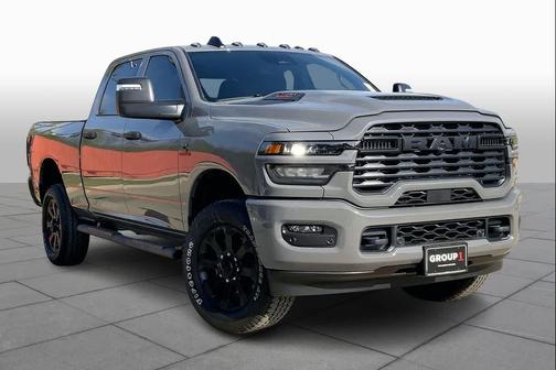 Ceramic Gray Clearcoat 2026 RAM 2500 Black Express Crew Cab 4x4 6'4' Box