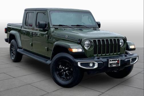 Sarge Green Clearcoat 2021 Jeep Gladiator Texas Trail 4x4