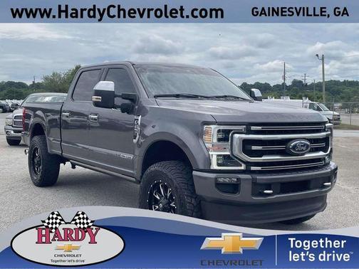 Gray Metallic 2022 Ford F-250 Platinum