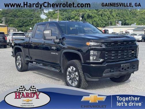 Mosaic Black Metallic 2021 Chevrolet Silverado 2500 Custom