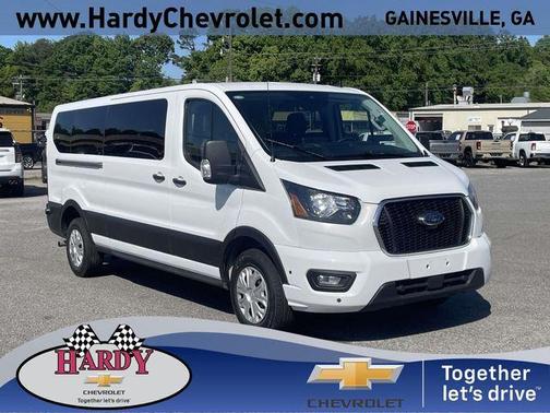 Oxford White 2024 Ford Transit-350 XLT