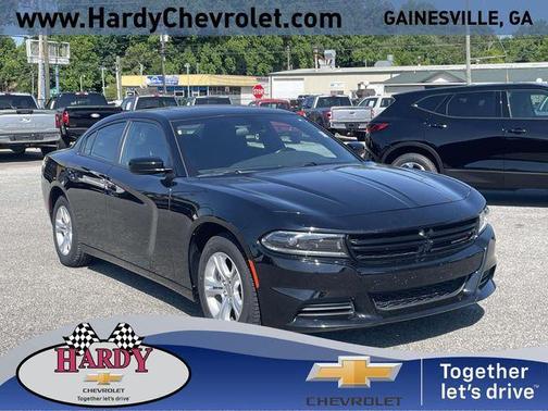 Pitch Black Clearcoat 2023 Dodge Charger SXT