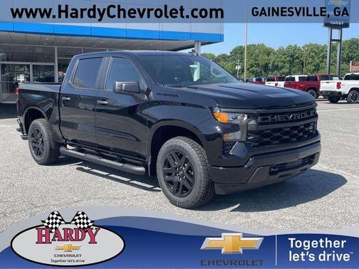 Black 2026 Chevrolet Silverado 1500 Custom