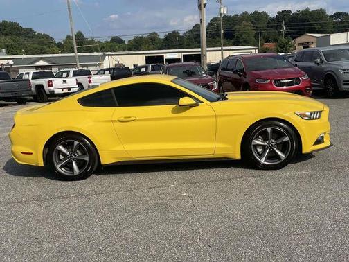 Yellow 2015 Ford Mustang V6
