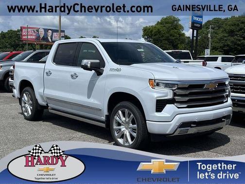 Polar White 2026 Chevrolet Silverado 1500 High Country