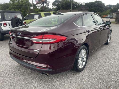 Burgundy 2017 Ford Fusion SE