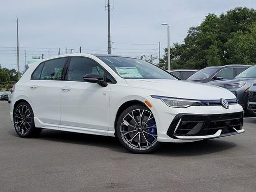 Pure White 2026 Volkswagen Golf R 2.0T