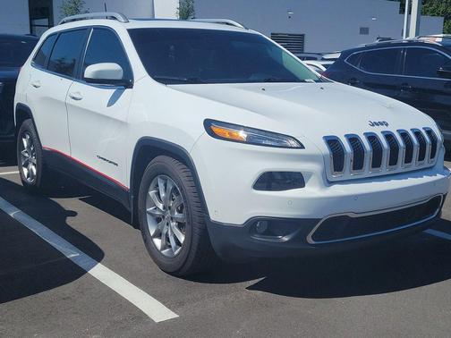 Bright White Clearcoat 2018 Jeep Cherokee Limited