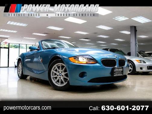 Blue 2003 BMW Z4 2.5i Roadster
