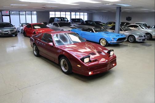 Burgundy 1987 Pontiac Firebird Trans Am GTA