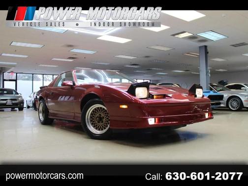 Burgundy 1987 Pontiac Firebird Trans Am GTA