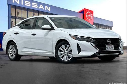 Cloud White 2025 Nissan Sentra S