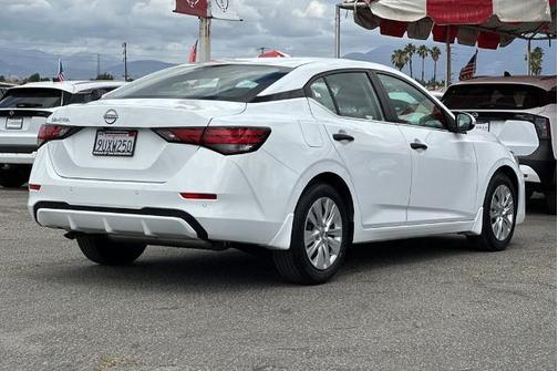 Cloud White 2025 Nissan Sentra S