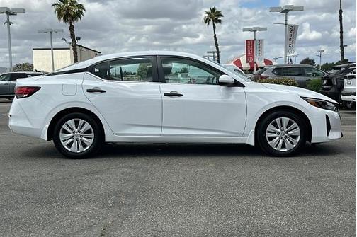 Cloud White 2025 Nissan Sentra S