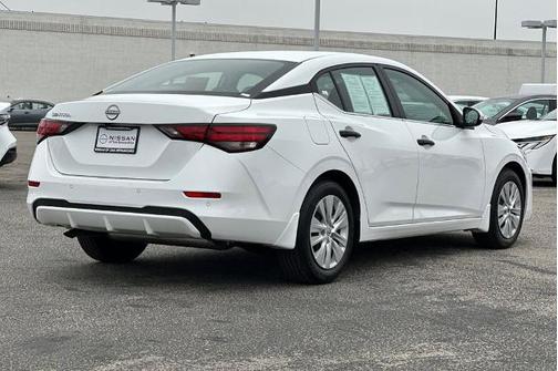 Cloud White 2025 Nissan Sentra S