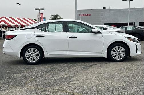 Cloud White 2025 Nissan Sentra S