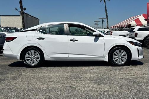 Cloud White 2025 Nissan Sentra S