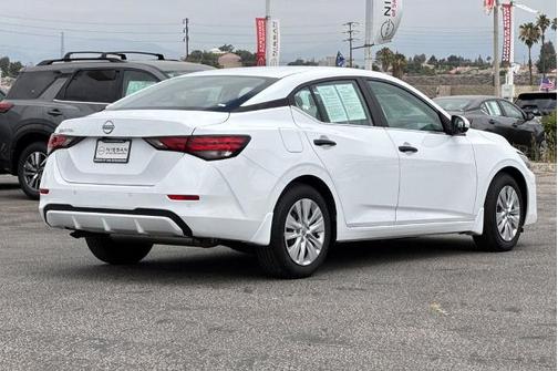 Cloud White 2025 Nissan Sentra S