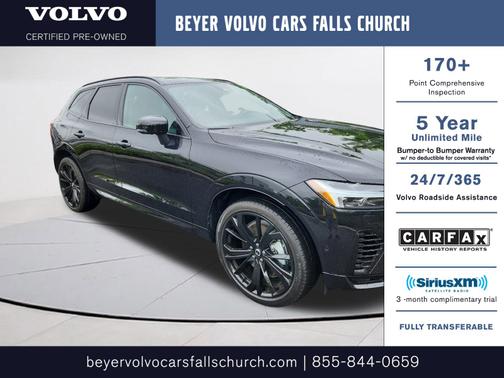 2024 Volvo XC60 Recharge Plug-In Hybrid T8 Ultimate Black Edition